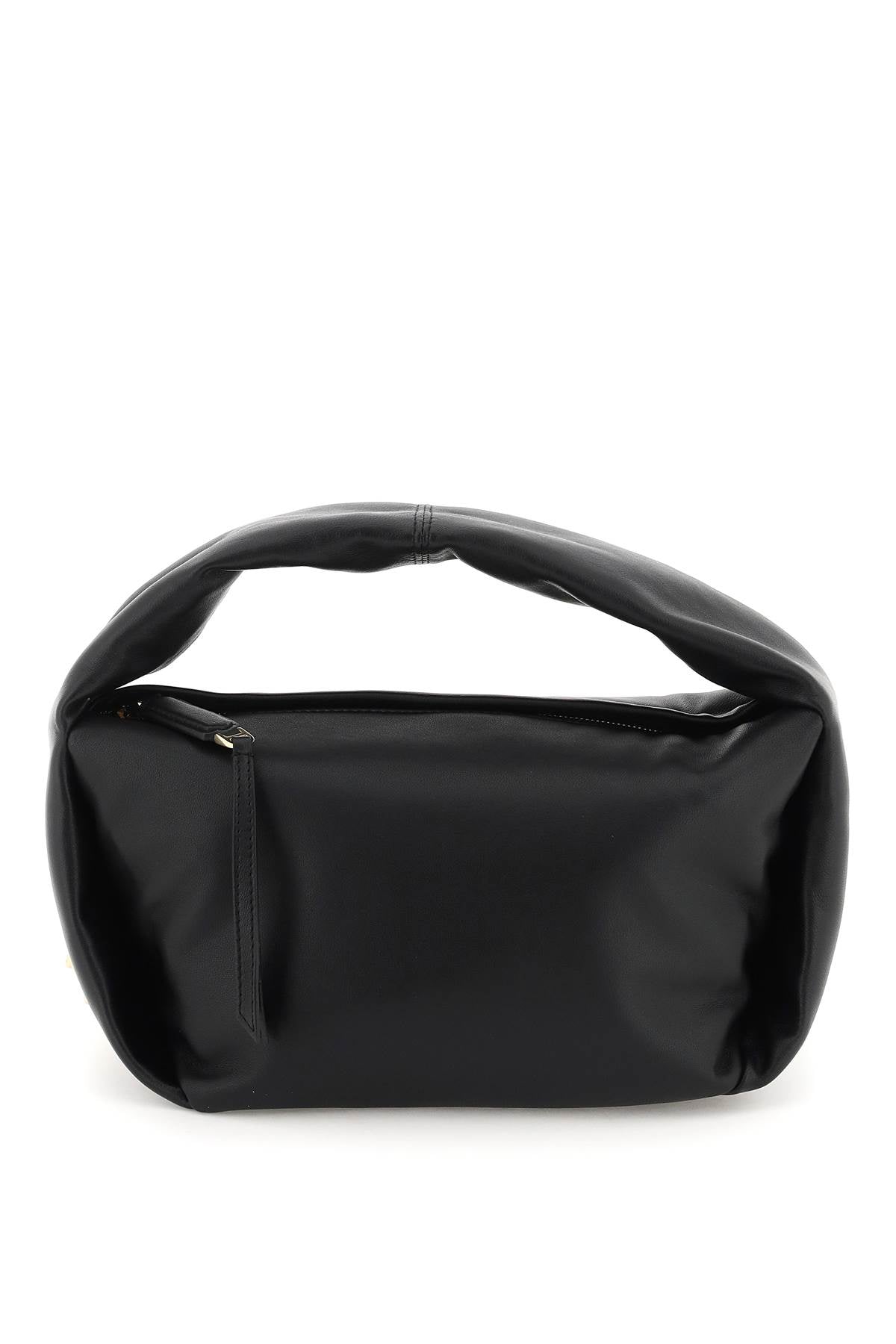 Nappa leather crossbody box bag - Black