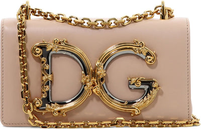 Pink DOLCE & GABBANA "DG GIRLS" CROSSBODY BAG