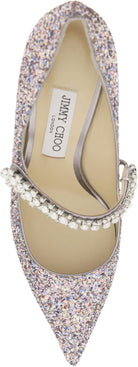 SPRMX JIMMY CHOO  BING 65 PUMPS WITH GLITTER AND CRYSTALS