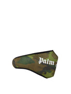 Green PALM ANGELS MILITARY LOGO MASK