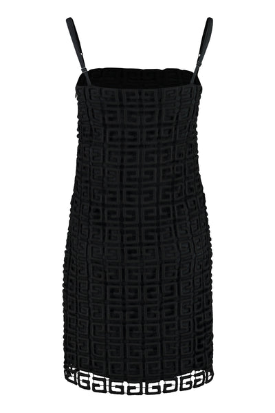 001 GIVENCHY 4G OPENWORK-KNIT DRESS