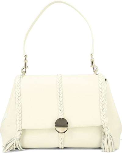 White CHLOÉ "PENELOPE MEDIUM" SHOULDER BAG