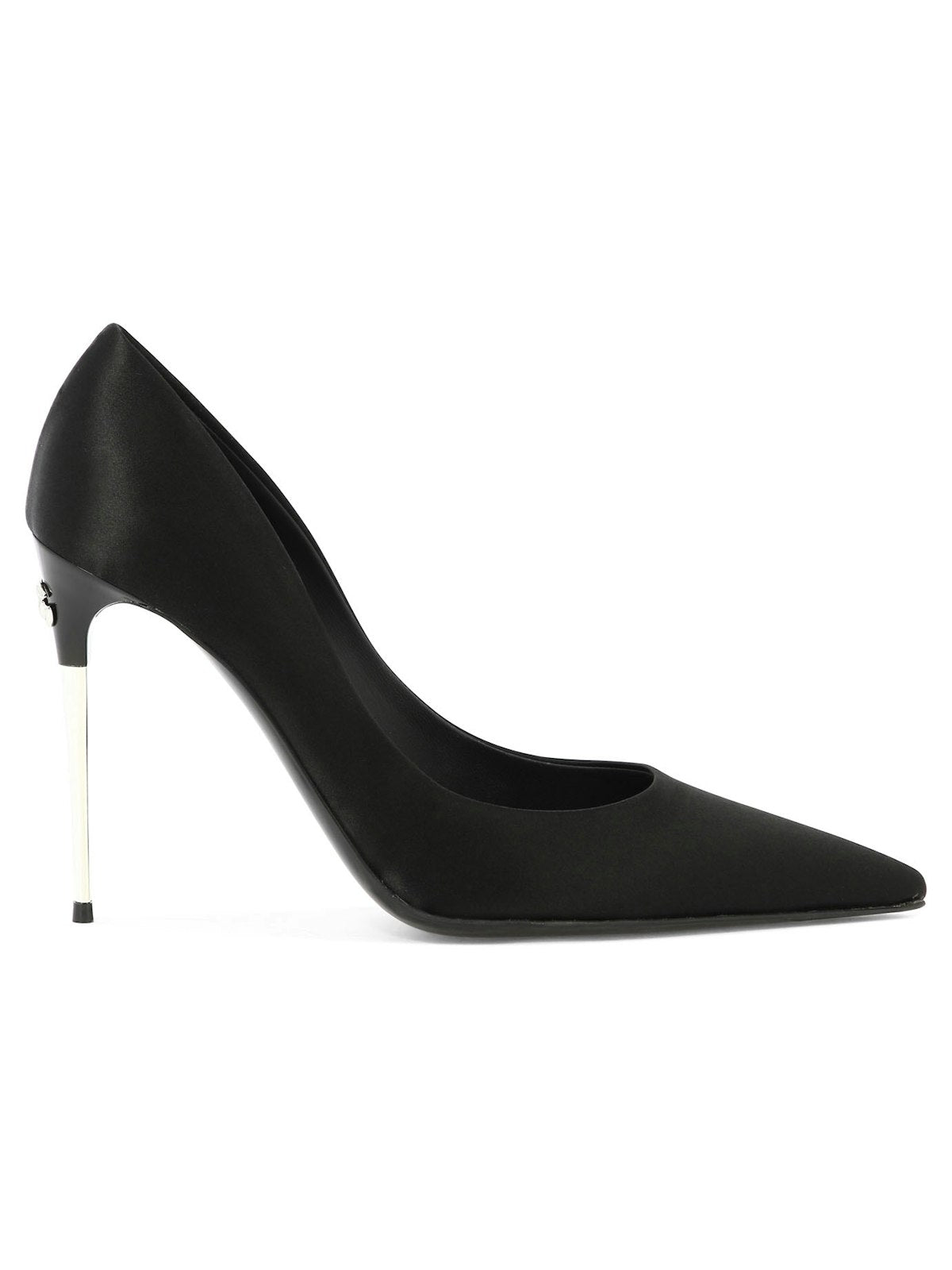 Black DOLCE & GABBANA SATIN PUMPS