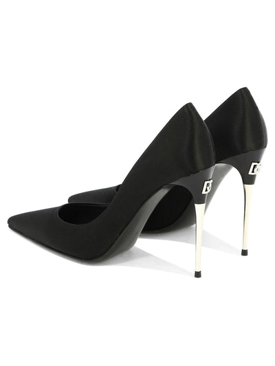 Black DOLCE & GABBANA SATIN PUMPS