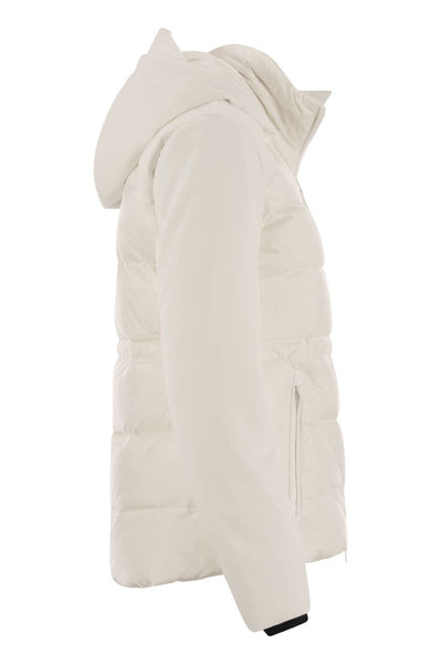 8637 WOOLRICH QUILTED DOWN JACKET WITH HOOD
