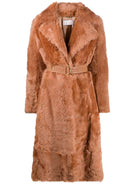 26G CHLOÉ BELTED SHEARLING COAT