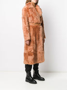 26G CHLOÉ BELTED SHEARLING COAT