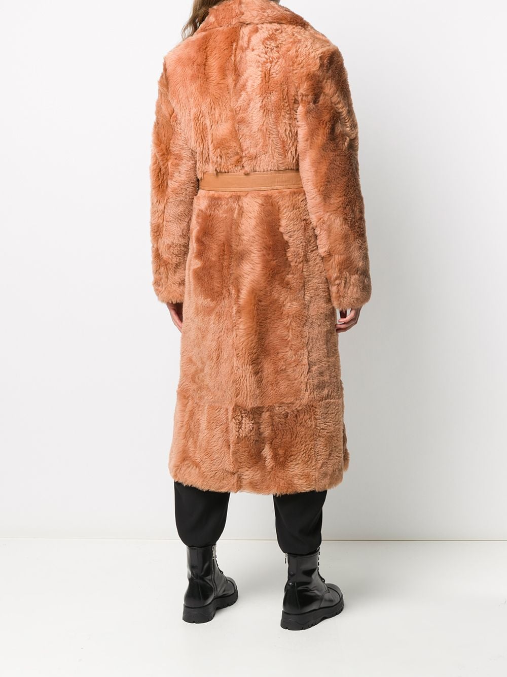 26G CHLOÉ BELTED SHEARLING COAT