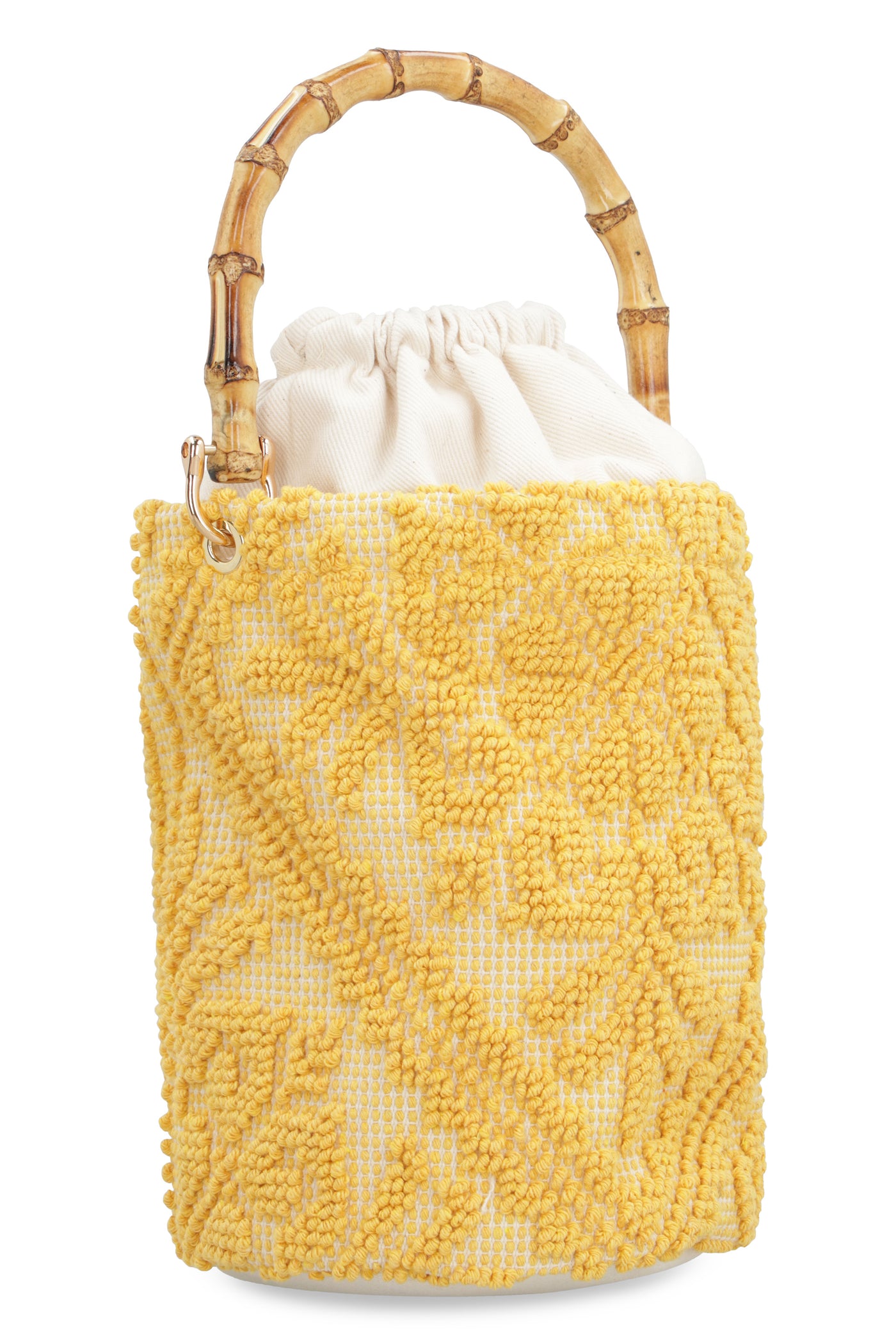 GIALLO LA MILANESA CHIA BUCKET BAG