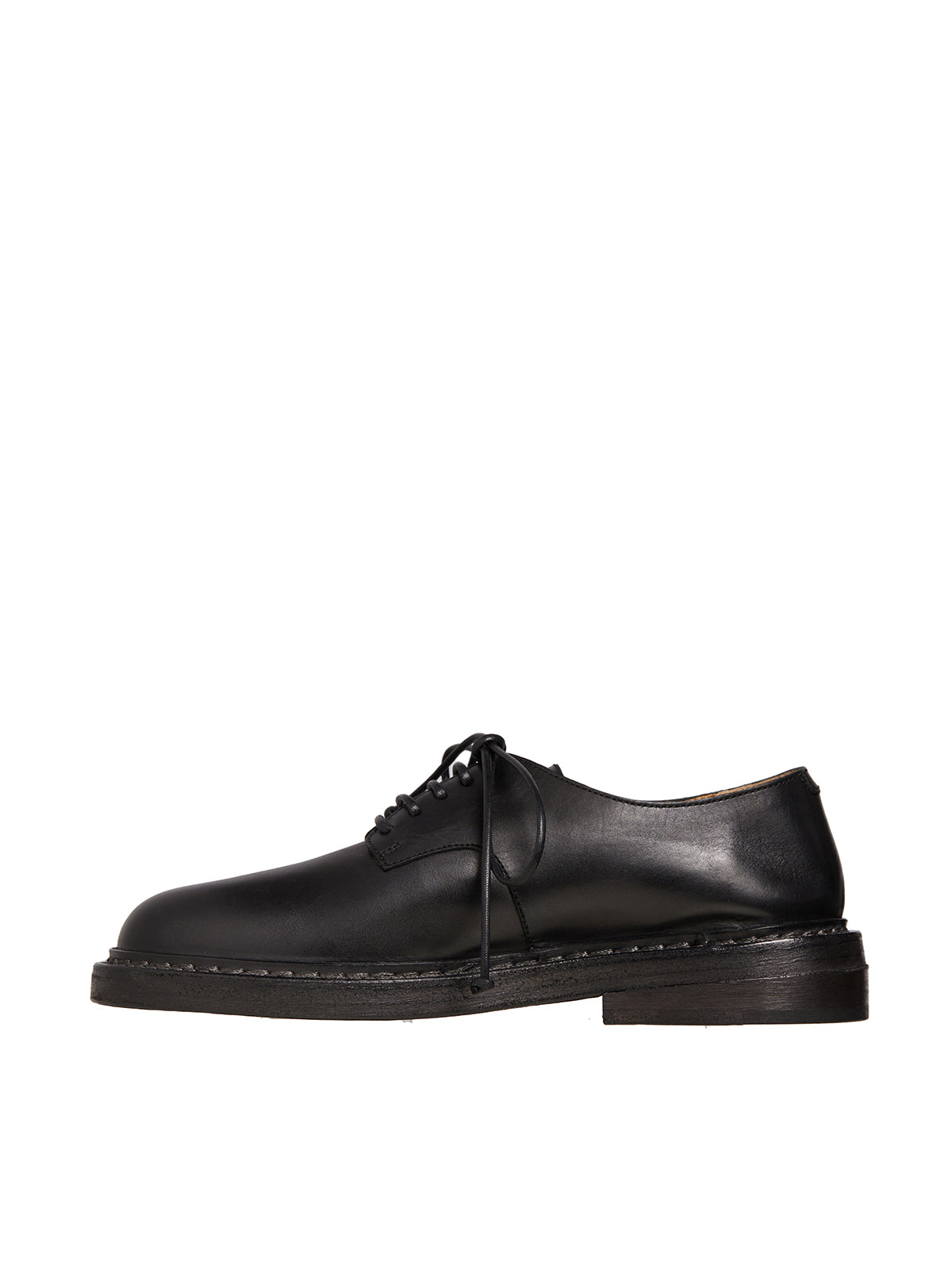 Black MARSELL LEATHER DERBY SHOES