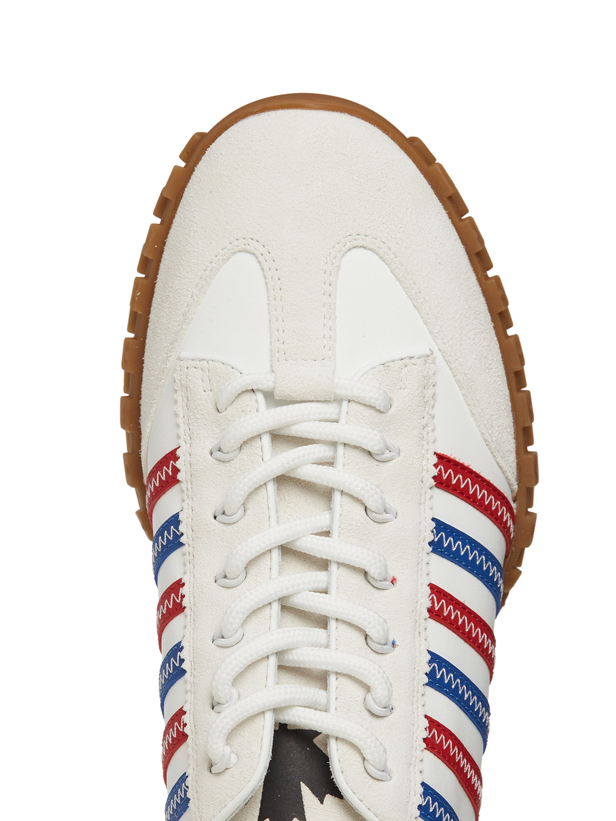 White DSQUARED2 EATHER SNEAKERS