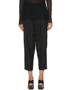 Black UMA WANG PSYCHE WIDE PANTS