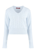 005 MAX MARA STUDIO CASHMERE V-NECK SWEATER