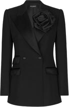 N0000 DOLCE & GABBANA DOUBLE-BREASTED VIRGIN WOOL JACKET