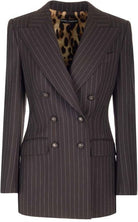 S8053 DOLCE & GABBANA DOUBLE BREASTED WOOL/SILK BLAZER