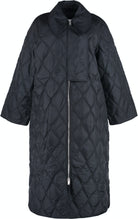 099 GANNI  QUILTED OVERSIZED COAT