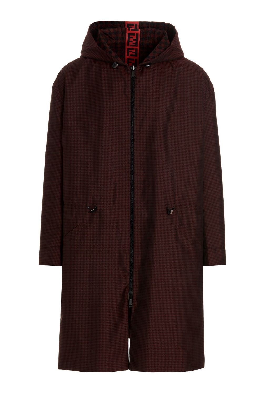 Fendi light store hooded coat