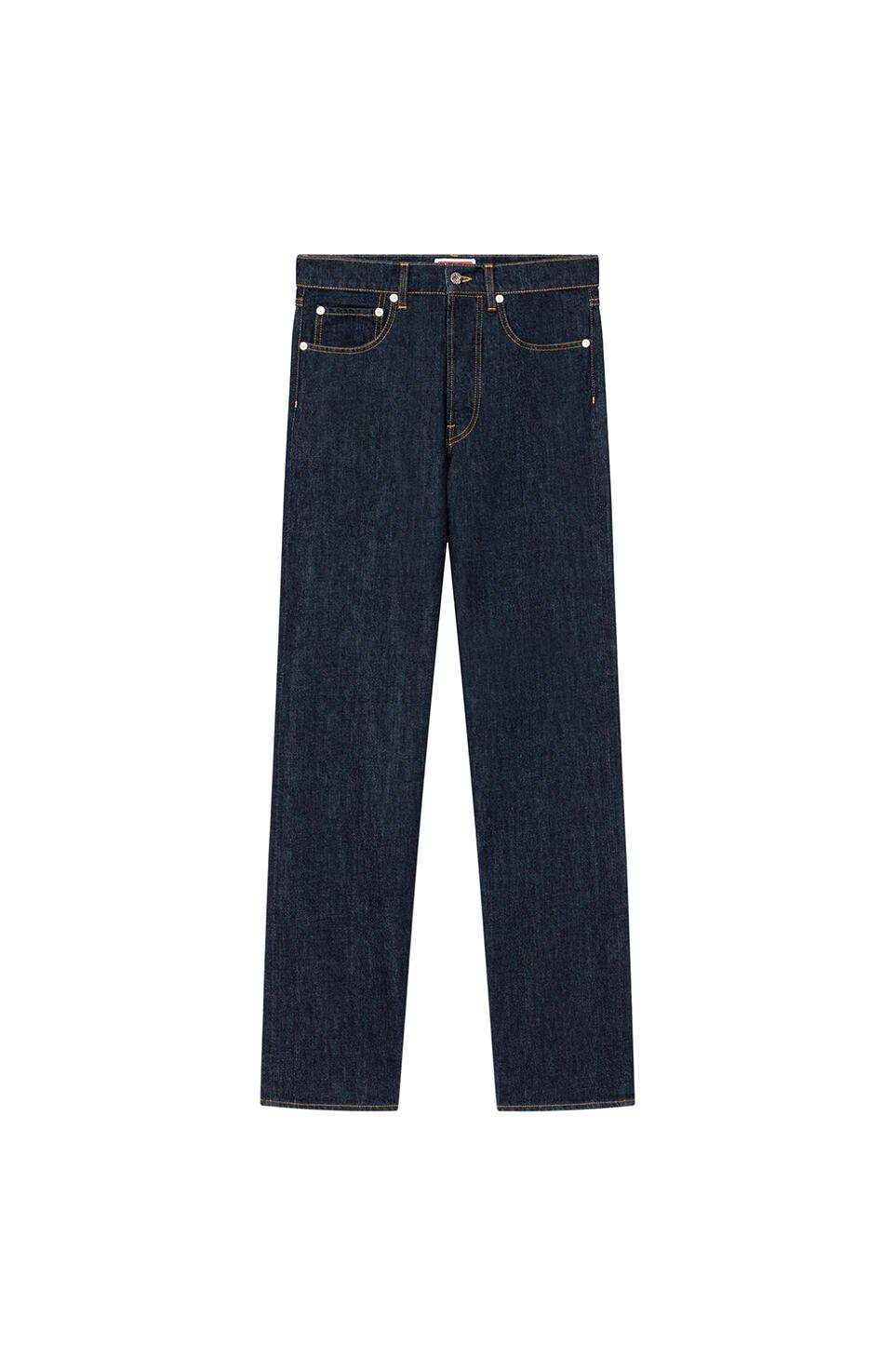 DM KENZO ASAGAO 5-POCKET STRAIGHT-LEG JEANS