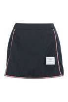 415 THOM BROWNE TECHNICAL FABRIC MINI-SKIRT