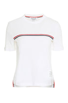 100 THOM BROWNE COTTON KNIT T-SHIRT