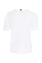 100 THOM BROWNE COTTON KNIT T-SHIRT