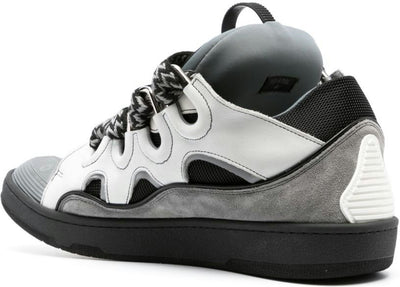 TONE0018 LANVIN CURB LEATHER SNEAKERS