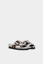 M1330 DSQUARED2 ROCK YOUR ROAD FLAT SANDALS