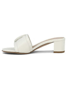 White GIANVITO ROSSI "VENEZIA" SANDALS