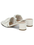 White GIANVITO ROSSI "VENEZIA" SANDALS