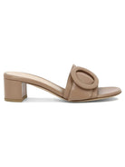 Beige GIANVITO ROSSI "VENEZIA" SANDALS