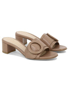 Beige GIANVITO ROSSI "VENEZIA" SANDALS