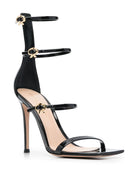 NERO GIANVITO ROSSI RIBBON UPTOWN