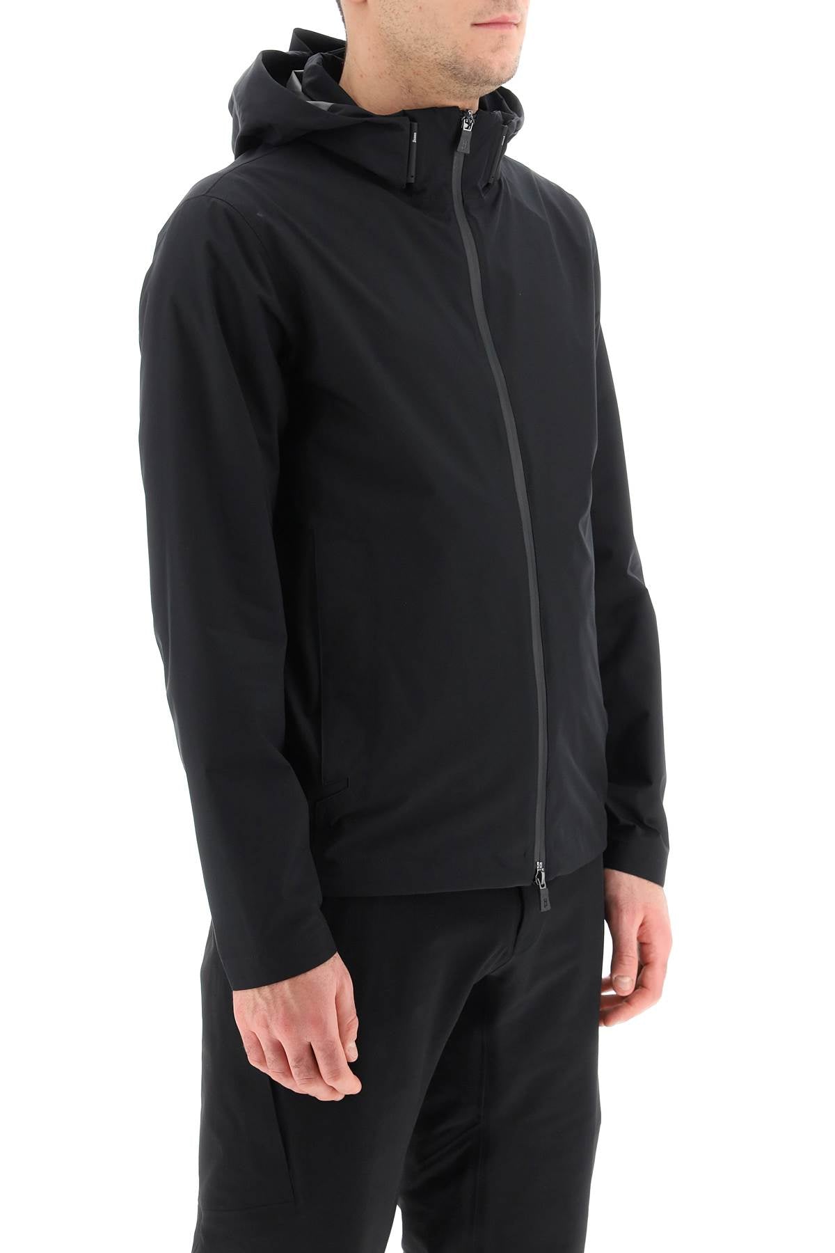 BLACK HERNO GORE-TEX JACKET (GI00103UL11101) | LOZURI