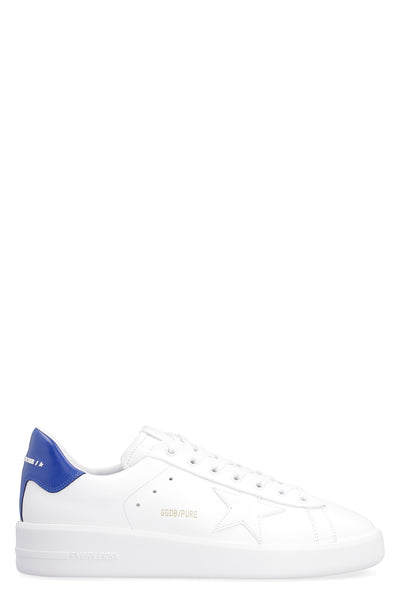 10327 GOLDEN GOOSE PURE STAR LEATHER LOW-TOP SNEAKERS