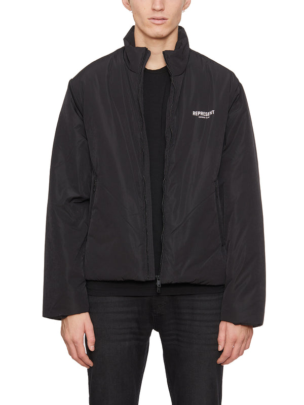 Black REPRESENT OWNERS CLUB PADDED JACKET