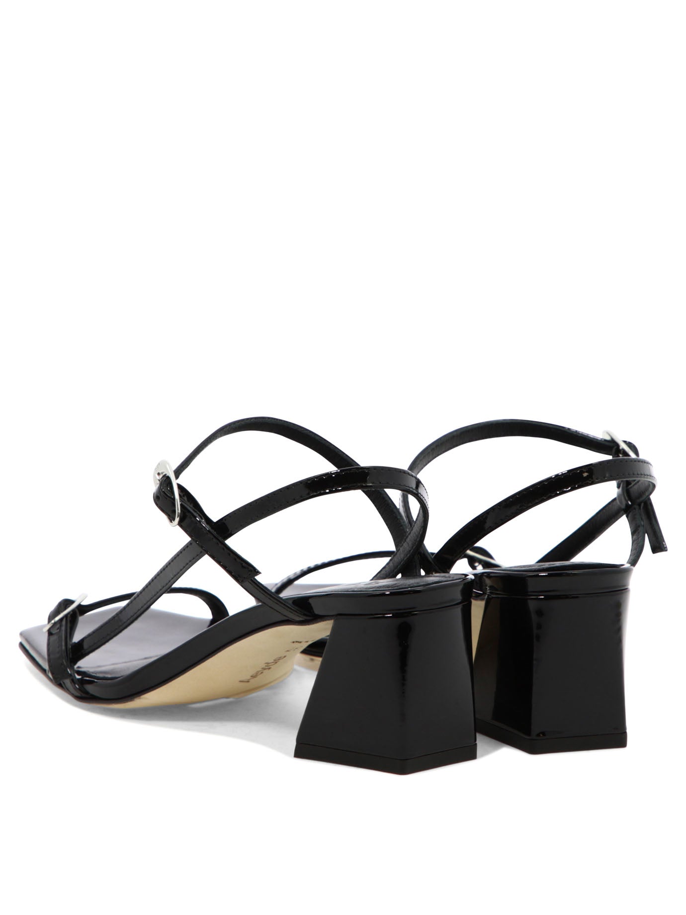 Black AEYDE "GRETA" SANDALS