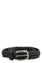 90100 GOLDEN GOOSE HOUSTON WOVEN LEATHER BELT