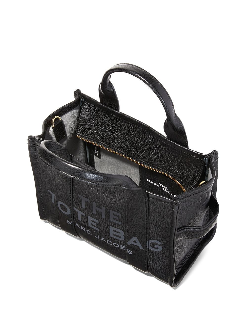 MARC JACOBS: The Tote Bag in leather - Black  Marc Jacobs mini bag  H009L01SP21 online at