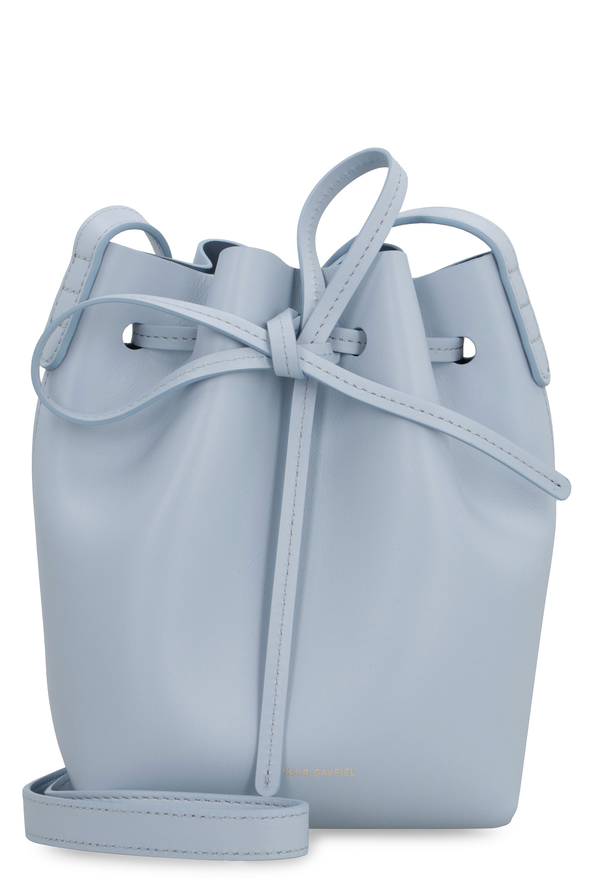 Mansur Gavriel - MG Mini Bucket Bag in Croc Embossed Leather 💛