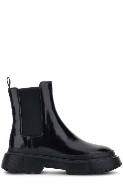 HOGAN H619 Leather Chelsea Boots - Shop Now
