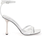 SILV JIMMY CHOO  IXIA SANDALS