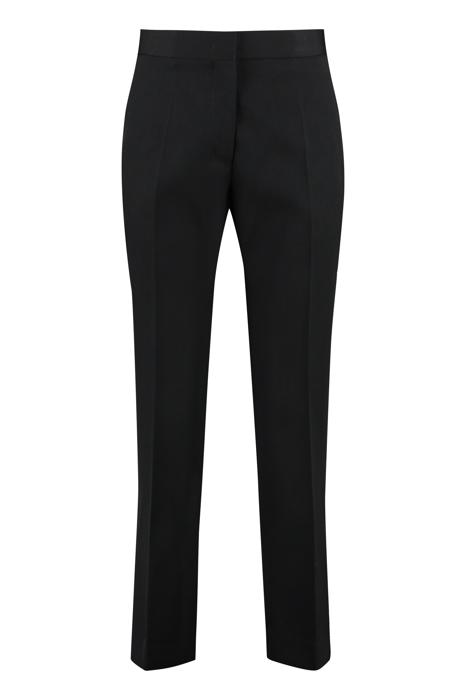 001 JIL SANDER WOOL CROPPED TROUSERS