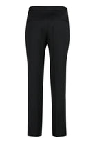 001 JIL SANDER WOOL CROPPED TROUSERS