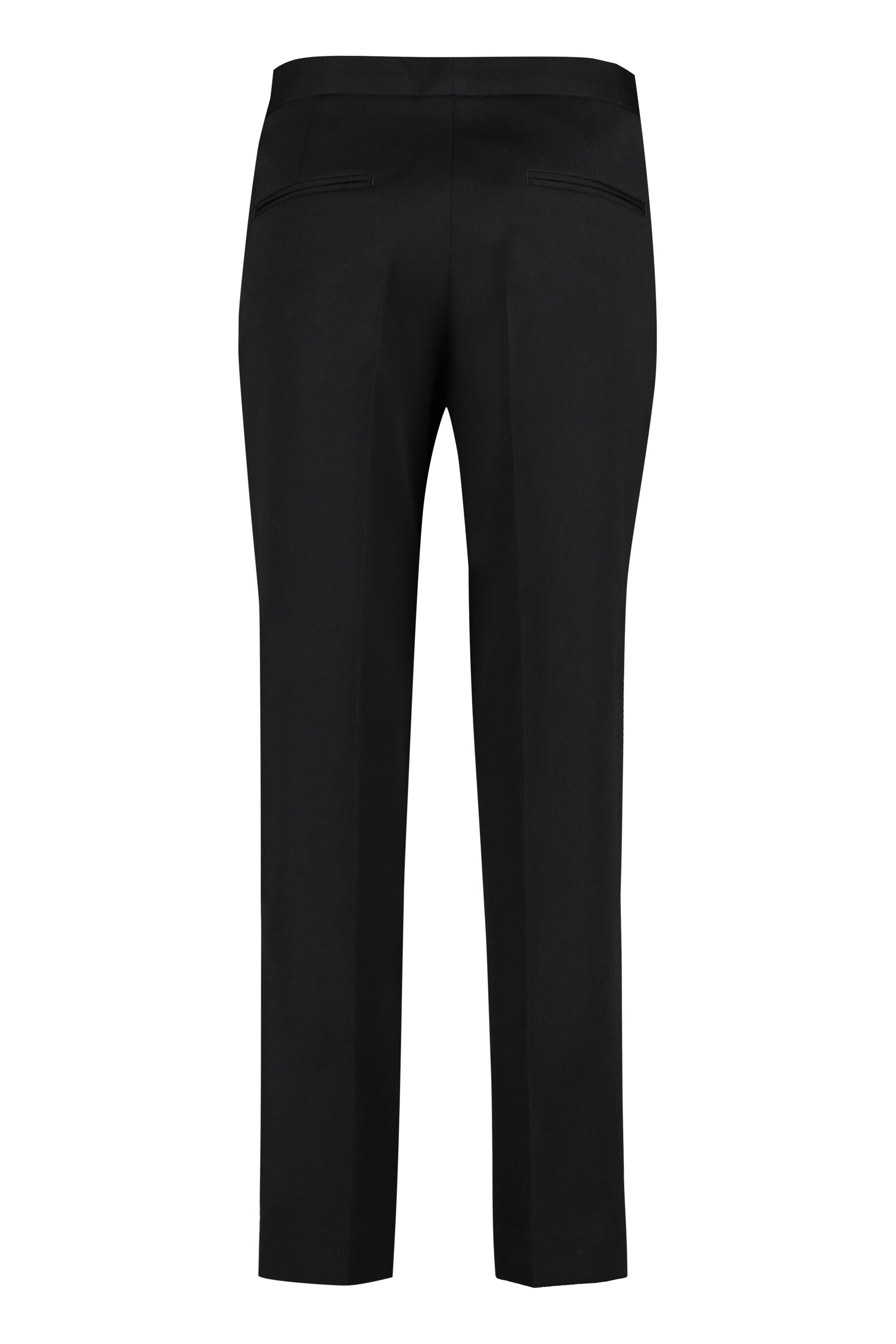 001 JIL SANDER WOOL CROPPED TROUSERS