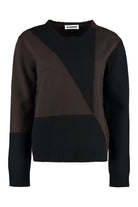 242 JIL SANDER CREW-NECK WOOL SWEATER