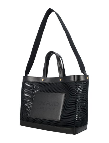 TOM FORD Logo Print Tote Bag