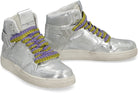 M001 PHILIPPE MODEL PARIS LA GRANDE WOMAN LEATHER HIGH-TOP SNEAKERS