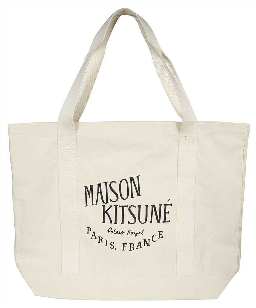 ECRU MAISON KITSUNÉ UPDATED PALAIS ROYAL SHOPPING BAG