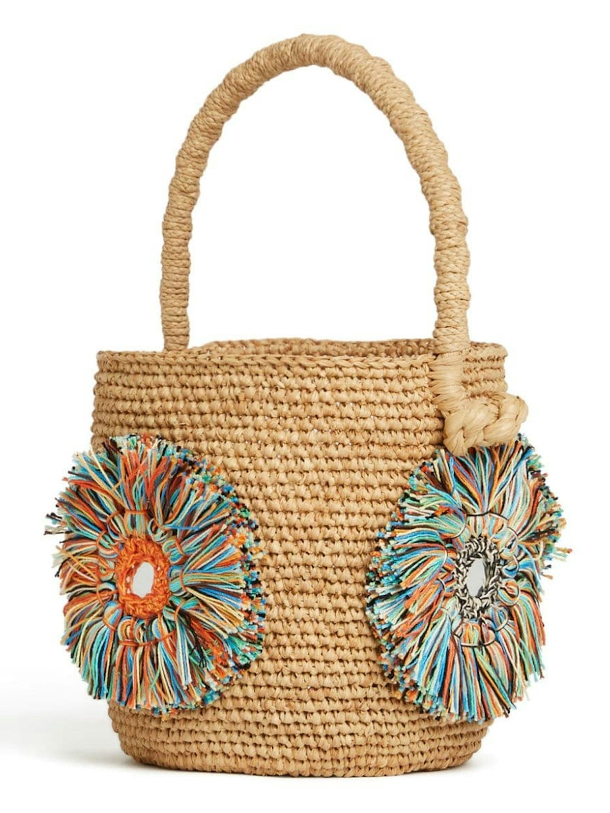 6184 ALANUI RAFFIA BUCKET BAG