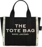 001 MARC JACOBS THE SMALL TOTE BLACK LOGO BLANCOS LOGO